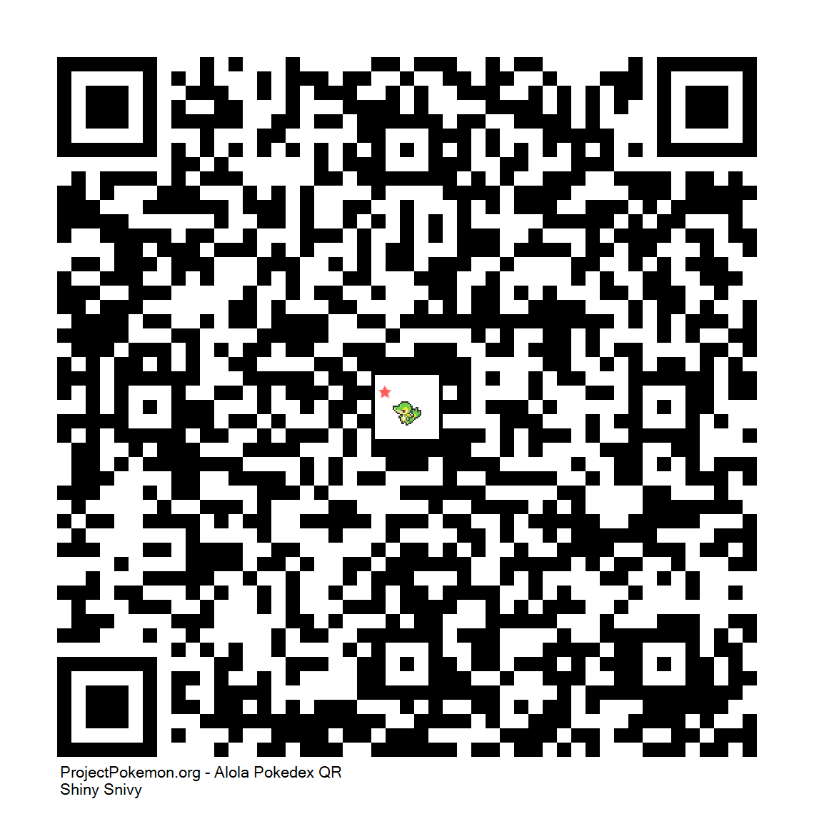 Cdigo QR de Snivy variocolor